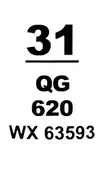 Book call number 31 QG 620 WX 63593