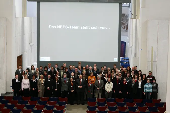 Das NEPS-Team stellt sich 2008 vor.