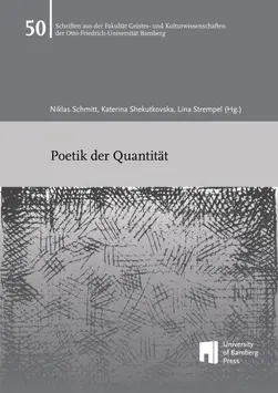 Buchcover von "Poetik der Quantit?t"