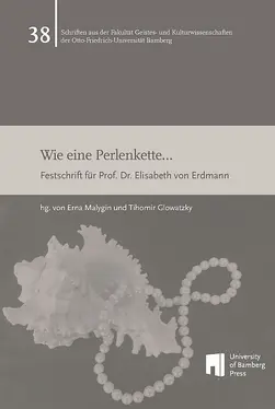 Buchcover von "Wie eine Perlenkette  : Festschrift fr Prof. Dr. Elisabeth von Erdmann"