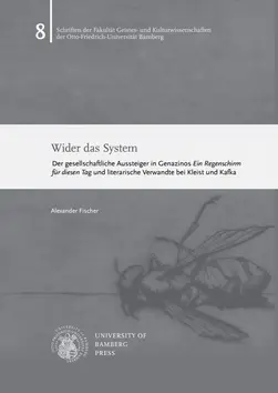 Buchcover von "Wider das System. Der gesellschaftliche Aussteiger in Genazinos "Ein Regenschirm fr diesen Tag" und literarische Verwandte bei Kleist und Kafka"