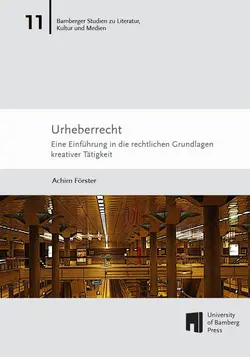 Buchcover von "Urheberrecht : Eine Einfhrung in die rechtlichen Grundlagen kreativer T?tigkeit"