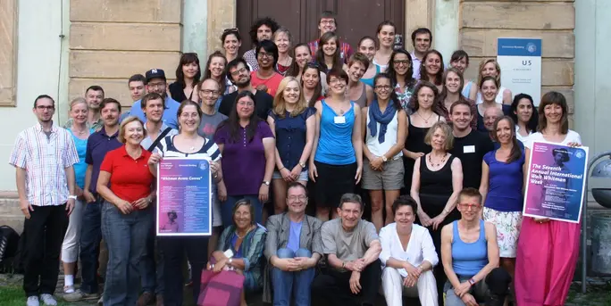 Group photo of participants of the seminar posing in front of U5 building